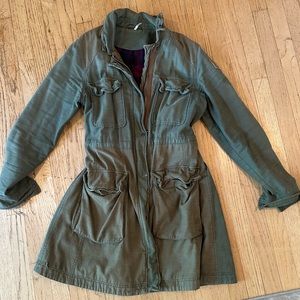 Free People Military Cargo Pocket Jacket